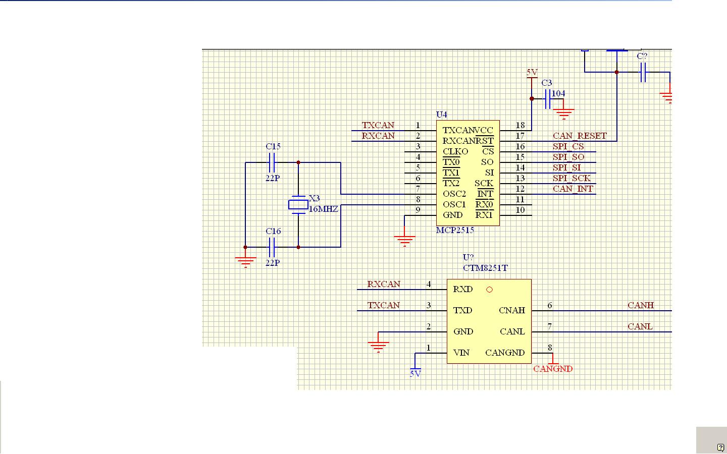 想做个CAN通讯,以前是用MCP2515+MCP255