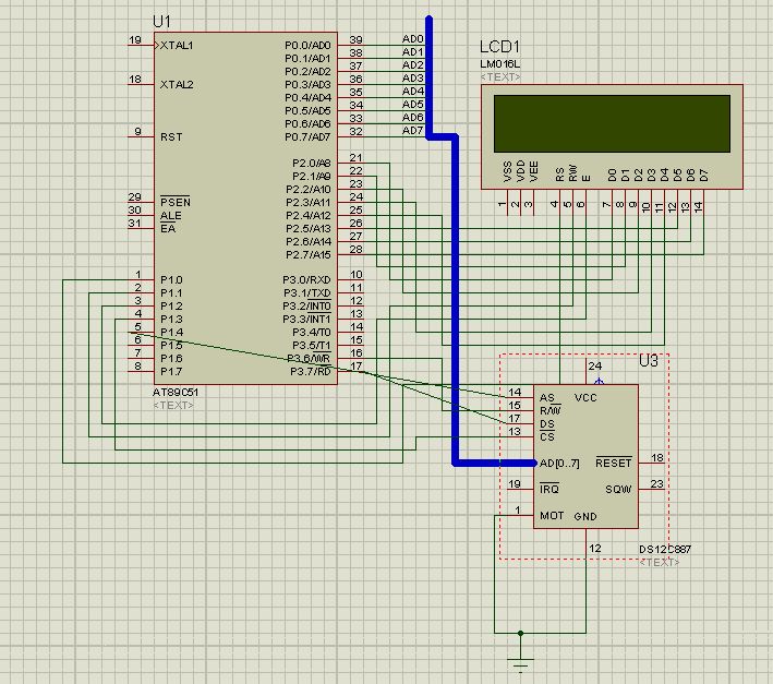 Protues里的DS12887怎么不好用啊?高手们给
