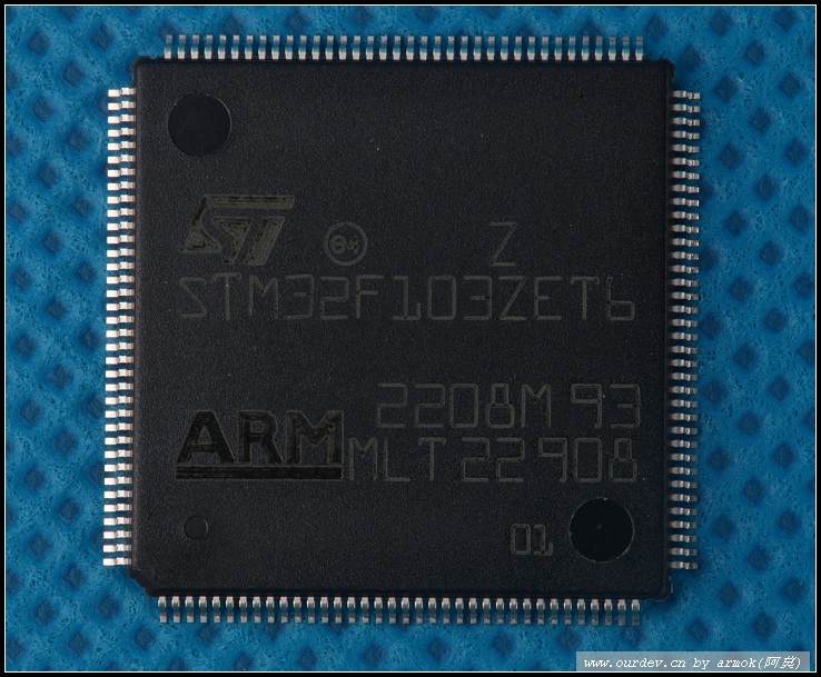 stm32的引脚哪个是第一脚呀