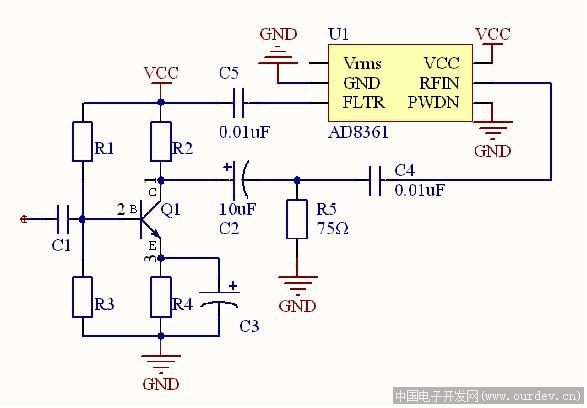 关于真有效值检测ic ad8361在低频(100mhz)下运用的问题 第2页(a