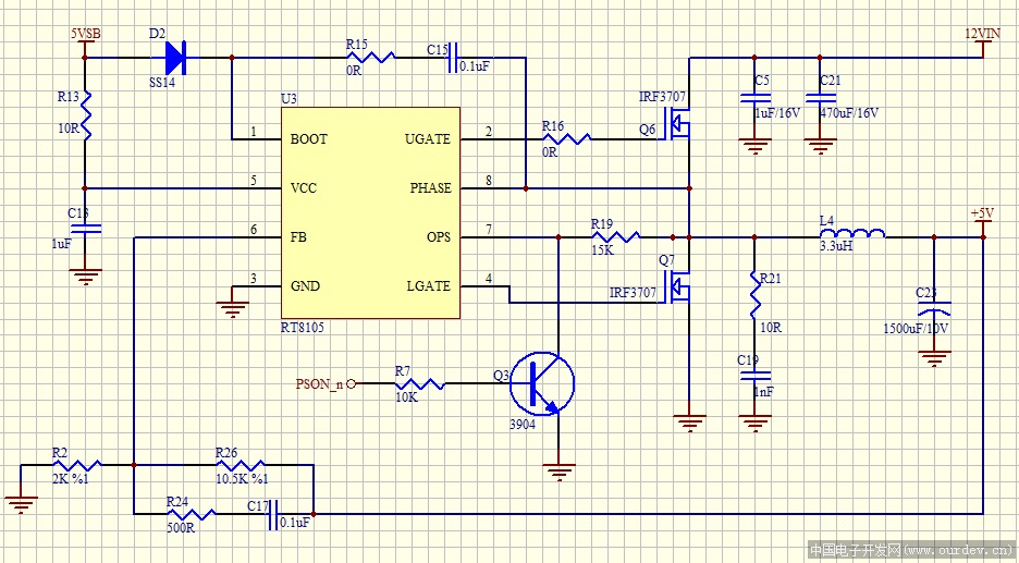 RT8105做的DC-DC出现问题，请大家帮忙看看 (amoBBS 阿莫电子论坛)