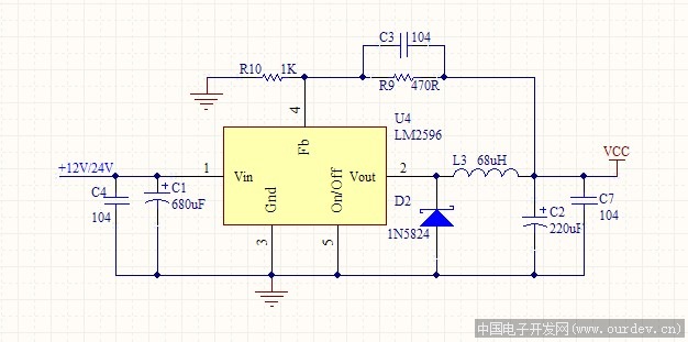 最近做了个LM2596模块，有详细测试图片 (amobbs.com 阿莫电子论坛 - 东莞阿莫电子网站)