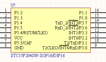 我用stc15w204s,引脚