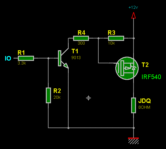 单片机 控制 mos管 ifr540 开关 求教.【恢复】