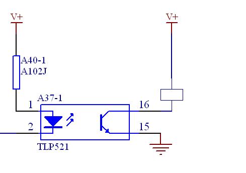 请教各位看我的光耦tlp521-4用的对吗?