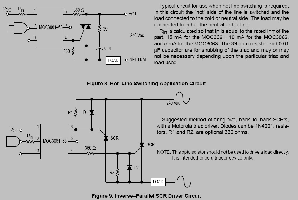 光耦和可控硅一起使用,怎样确定电阻值?