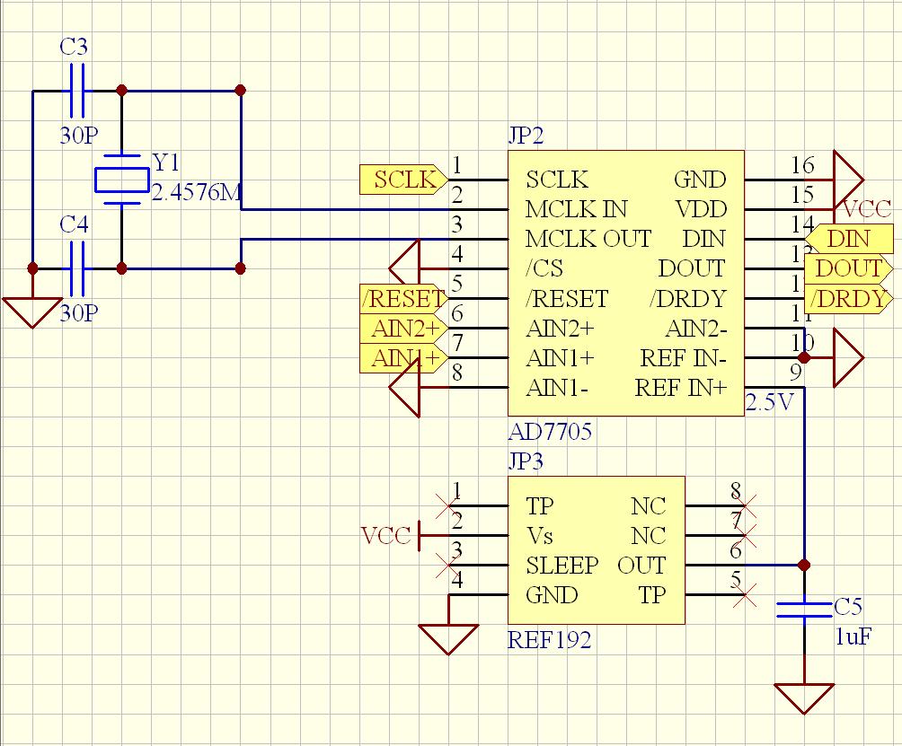 ad7705 /drdy总是高电平