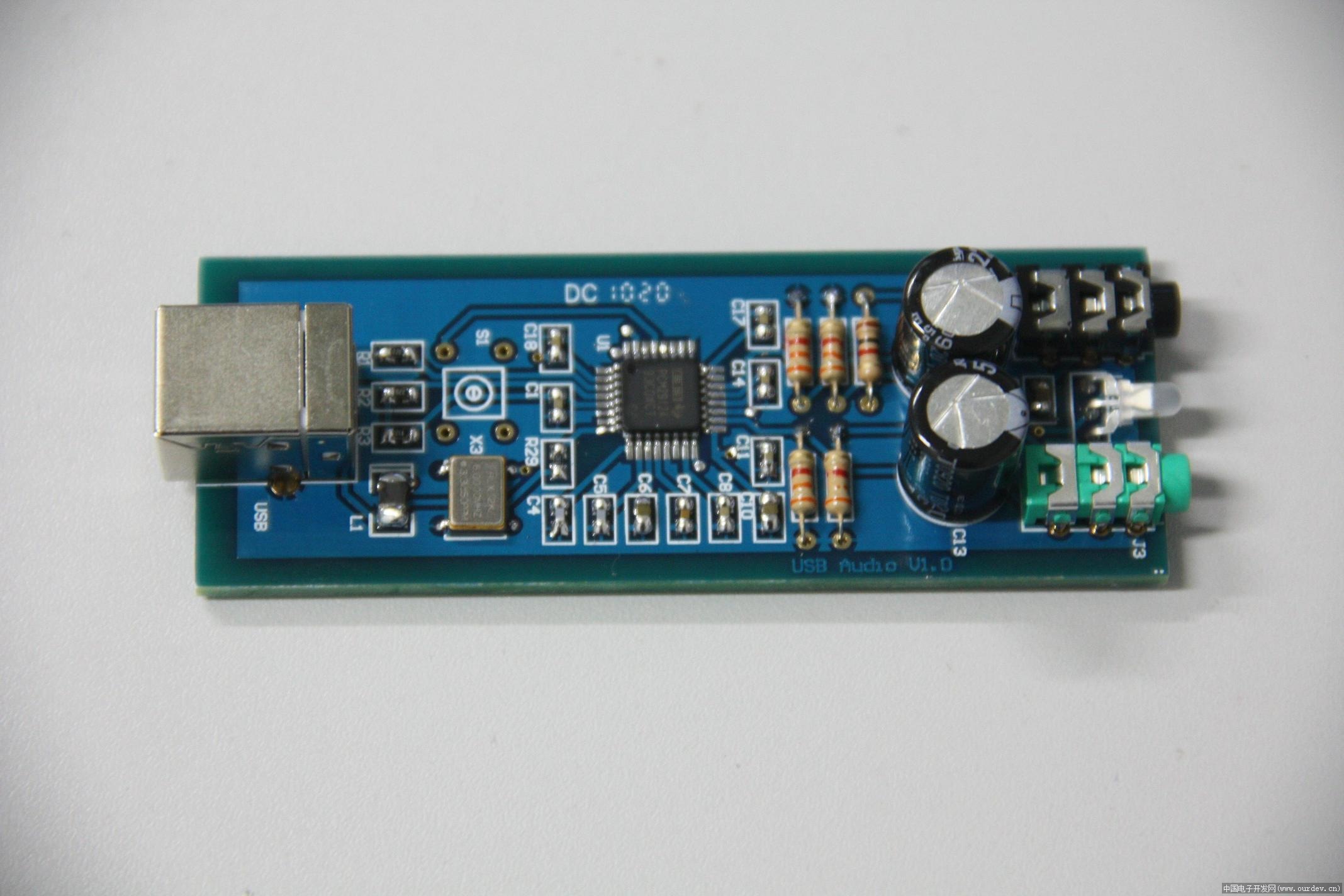 pcm2912 usb 声卡, 加了个hifi 外壳
