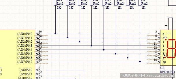 cd4511和数码管连接图图片