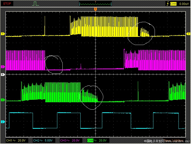 看看我的无刷电机波形(有图)
