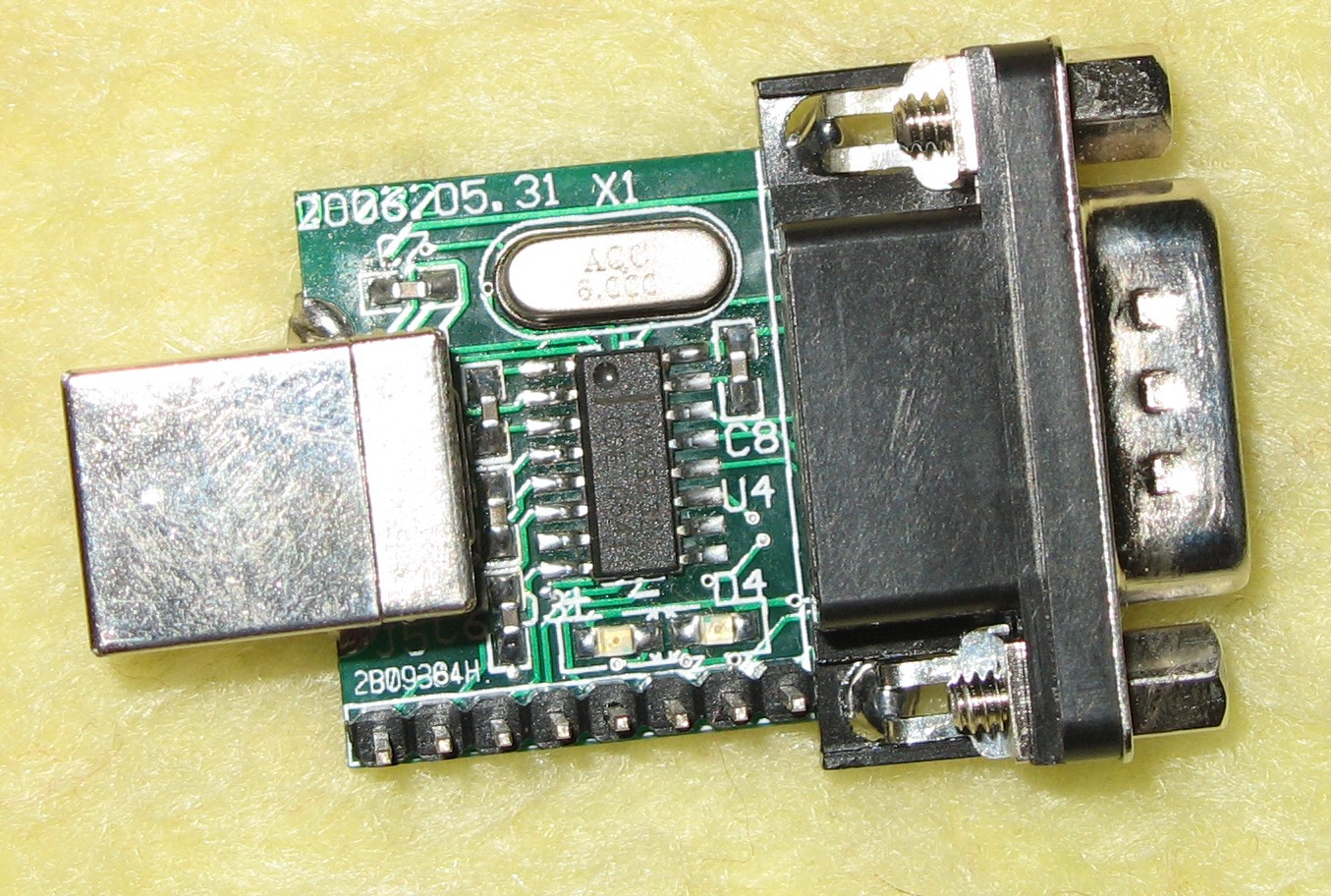 usb-232转换(ft232bm)完整pcb文件和说明文件.(有实物照片)