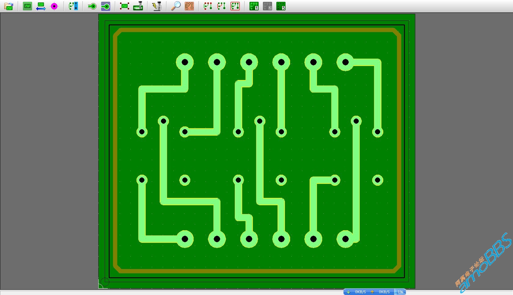 关于CopperCAM不能输出完整PCB的问题疑问