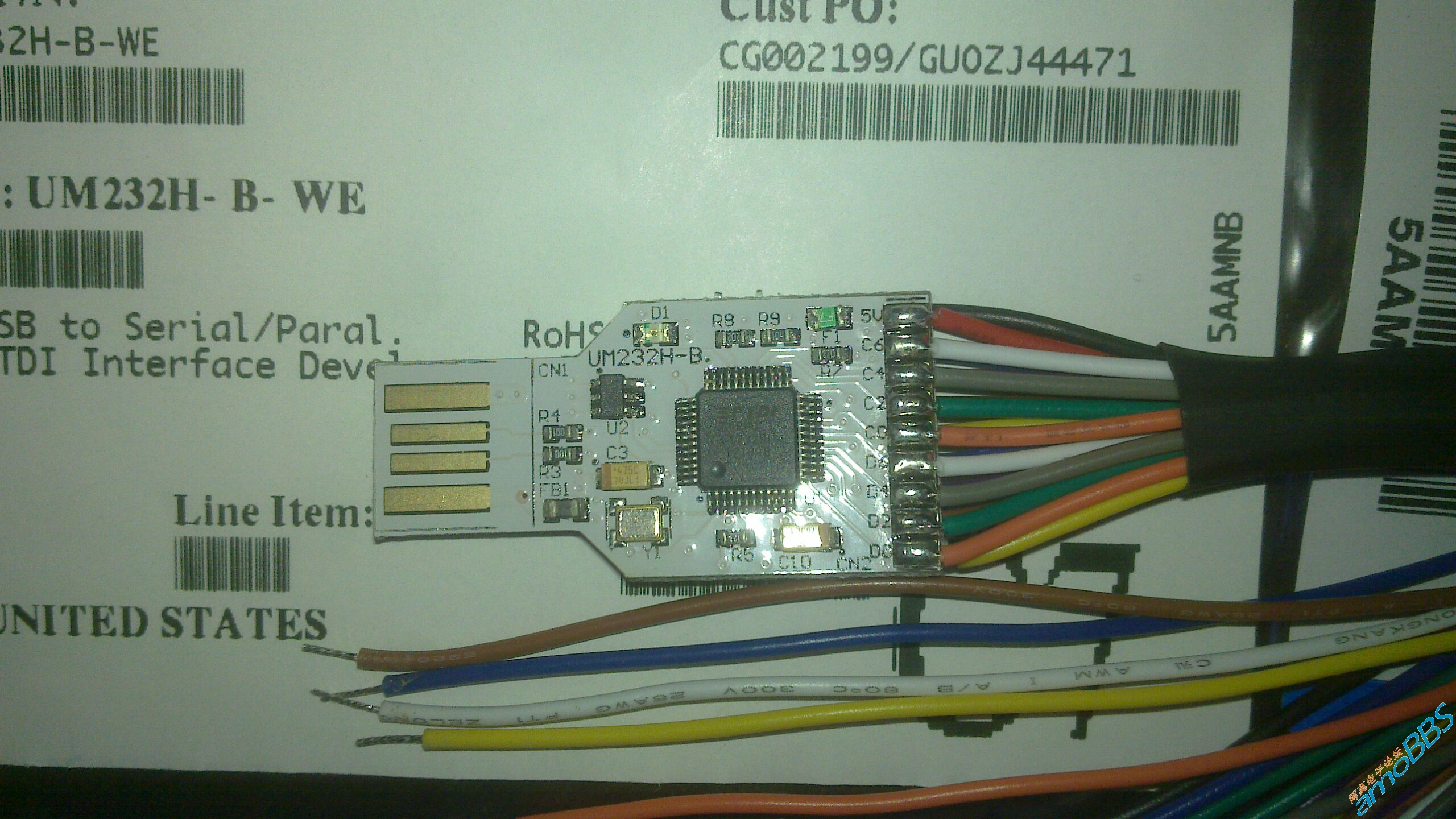 基于ft232h的12864液晶串口程序(python mpsse)