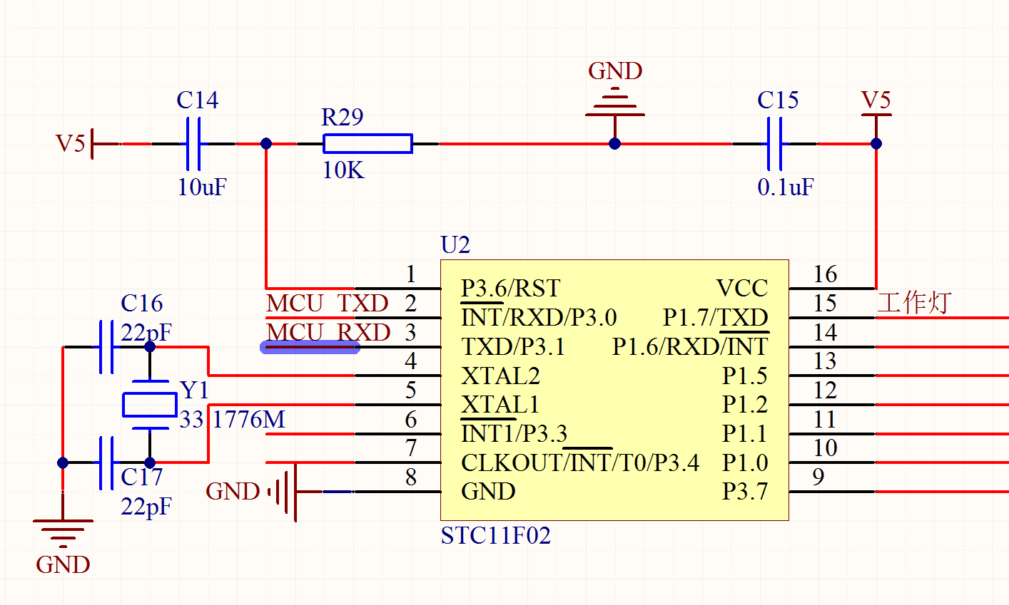 stc11f01引脚功能图图片