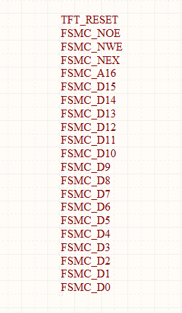 STM32F407VE FSMC